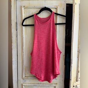 Pink Lululemon workout tank